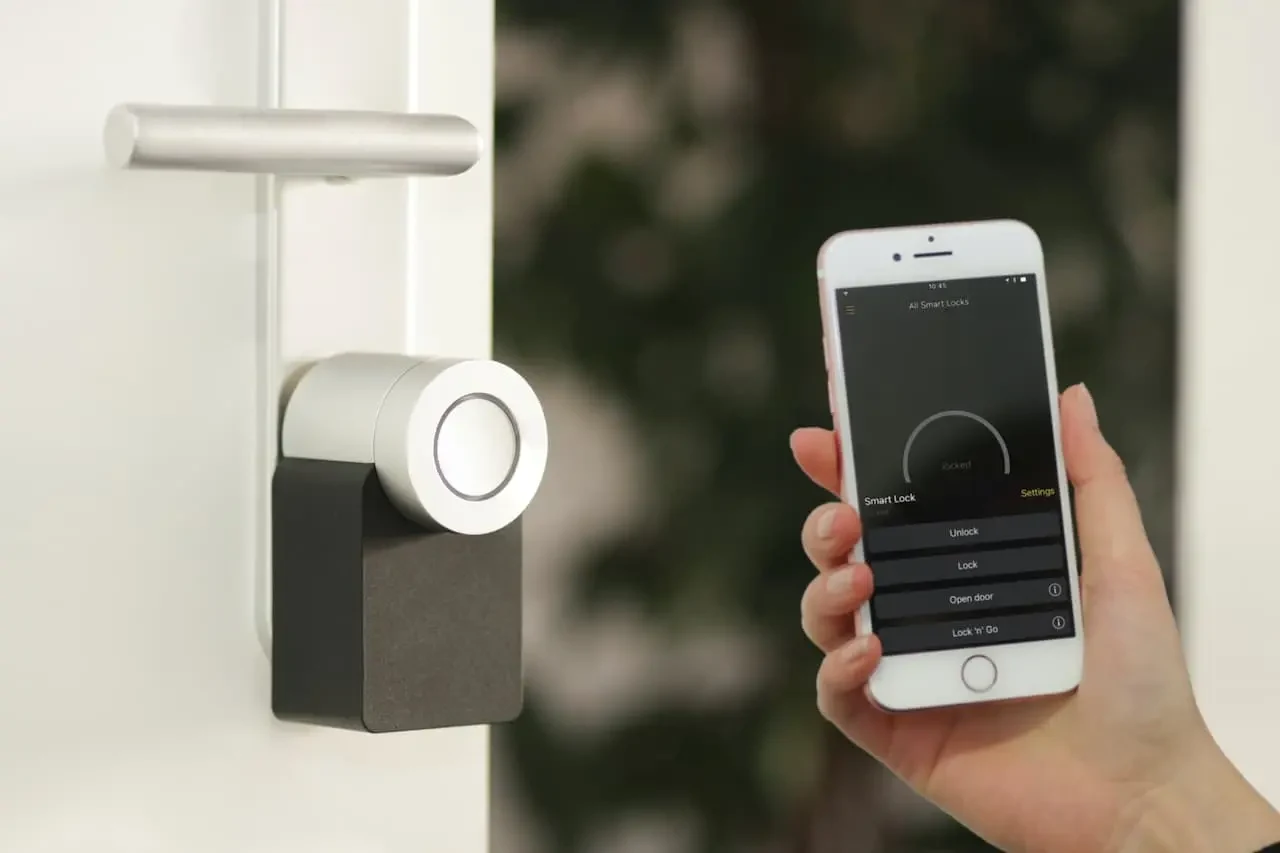cerradura inteligente con app para la puerta de casa