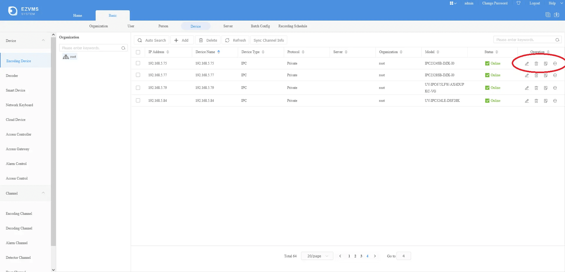 Configuración básica de las cámaras