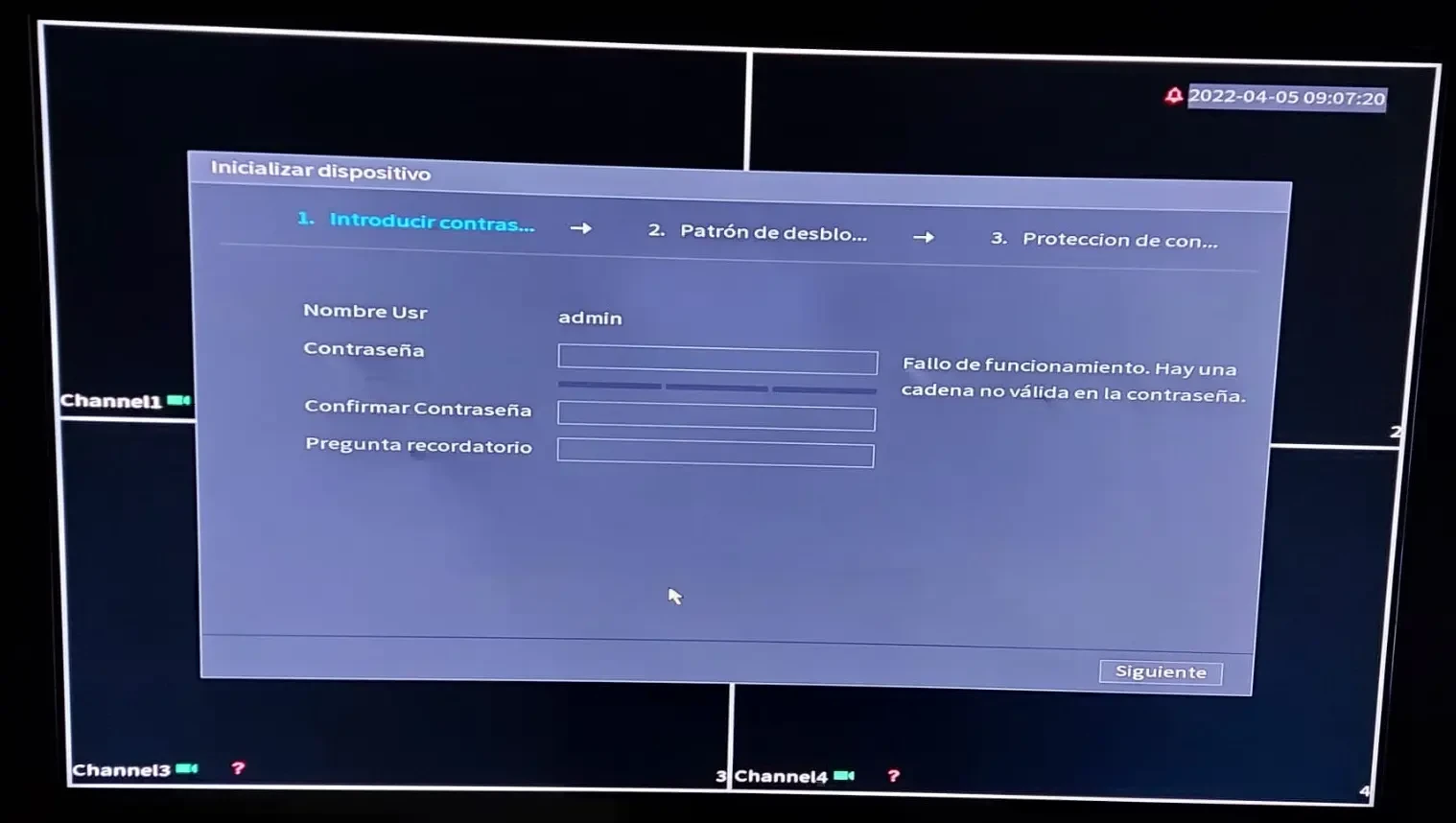 como-cambiar-contraseña-en-un-dvr-dahua
