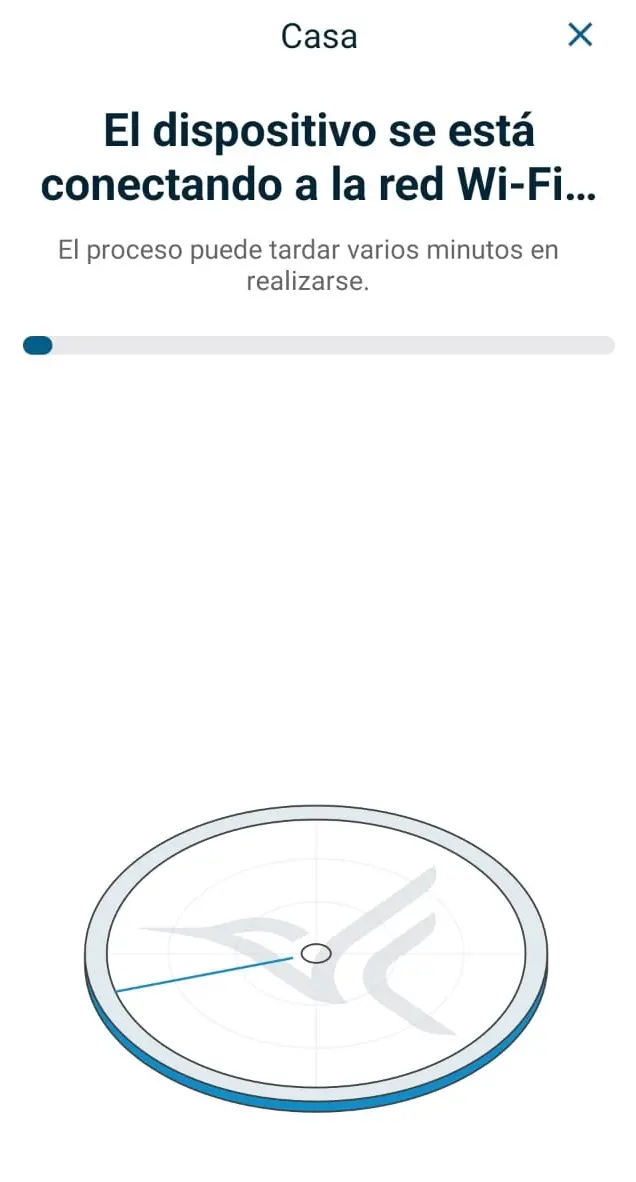 emparejando la cámara con el WiFi