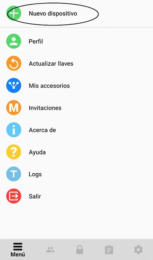 añadir la cerradura